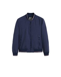 dunkelblaue Bomberjacke von Mango Man