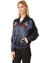 dunkelblaue Bomberjacke von Tularosa