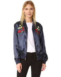 dunkelblaue Bomberjacke von Tularosa