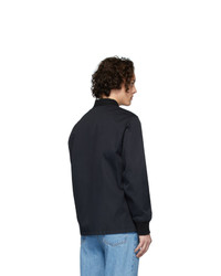 dunkelblaue Bomberjacke von A.P.C.