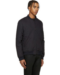 dunkelblaue Bomberjacke von A.P.C.