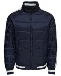 dunkelblaue Bomberjacke von ONLY & SONS