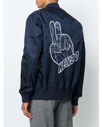 dunkelblaue Bomberjacke von Kenzo