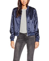 dunkelblaue Bomberjacke von Pieces