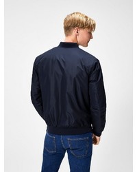 dunkelblaue Bomberjacke von Produkt