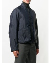 dunkelblaue Bomberjacke von Jil Sander