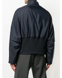 dunkelblaue Bomberjacke von Jil Sander