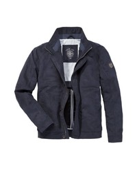 dunkelblaue Bomberjacke von S4 JACKETS