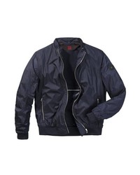 dunkelblaue Bomberjacke von S4 JACKETS