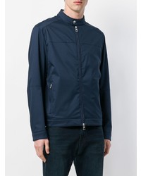 dunkelblaue Bomberjacke von Michael Kors Collection