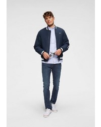 dunkelblaue Bomberjacke von Tommy Jeans