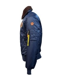 dunkelblaue Bomberjacke von TOP GUN