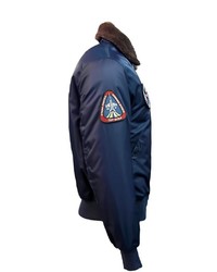 dunkelblaue Bomberjacke von TOP GUN