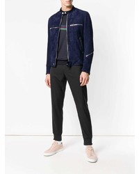 dunkelblaue Bomberjacke von Ps By Paul Smith