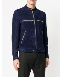 dunkelblaue Bomberjacke von Ps By Paul Smith