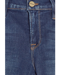 dunkelblaue Boyfriend Jeans mit Destroyed-Effekten von Frame
