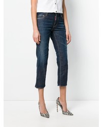 dunkelblaue Boyfriend Jeans von Dsquared2