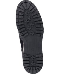 dunkelblaue Brogue Stiefel aus Leder von Pantofola D'oro