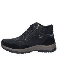 dunkelblaue Brogue Stiefel aus Wildleder von Josef Seibel