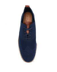 dunkelblaue Brogues von Cole Haan