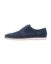 dunkelblaue Brogues von Pier One