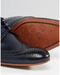 dunkelblaue Brogues von Ted Baker