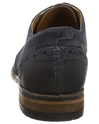 dunkelblaue Business Schuhe von Clarks