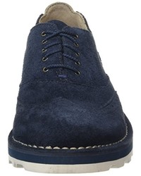 dunkelblaue Business Schuhe von Clarks