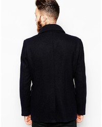 dunkelblaue Cabanjacke von Asos