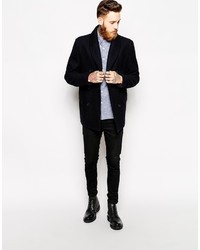 dunkelblaue Cabanjacke von Asos