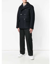 dunkelblaue Cabanjacke von Jil Sander