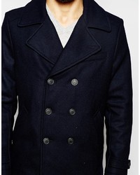 dunkelblaue Cabanjacke von Selected