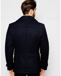 dunkelblaue Cabanjacke von Selected