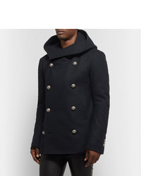 dunkelblaue Cabanjacke von Balmain