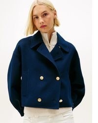 dunkelblaue Cabanjacke von Tommy Hilfiger