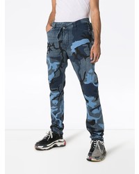 dunkelblaue Camouflage Jeans von Diesel Red Tag