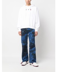 dunkelblaue Camouflage Jeans von Off-White