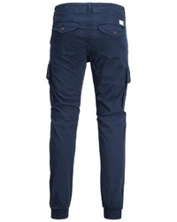 dunkelblaue Cargohose von Jack & Jones