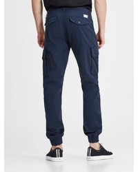 dunkelblaue Cargohose von Jack & Jones