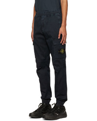 dunkelblaue Cargohose von Stone Island