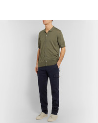 dunkelblaue Cargohose von Thom Sweeney