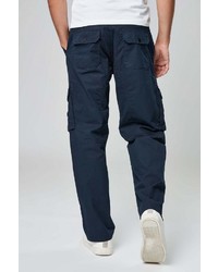 dunkelblaue Cargohose von next