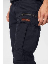 dunkelblaue Cargohose von Superdry