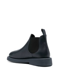 dunkelblaue Chelsea Boots aus Leder von Marsèll