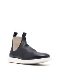 dunkelblaue Chelsea Boots aus Leder von Premiata