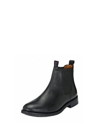 dunkelblaue Chelsea Boots aus Leder von CRICKIT