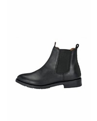 dunkelblaue Chelsea Boots aus Leder von CRICKIT