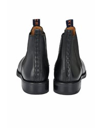 dunkelblaue Chelsea Boots aus Leder von CRICKIT