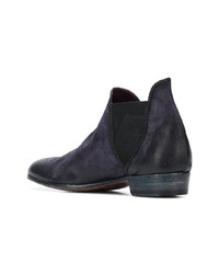 dunkelblaue Chelsea Boots aus Leder von Lidfort