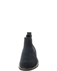 dunkelblaue Chelsea Boots aus Leder von Ecco